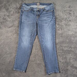 Torrid Boyfriend Straight Vintage Stretch Jeans Women 18R Medium Wash